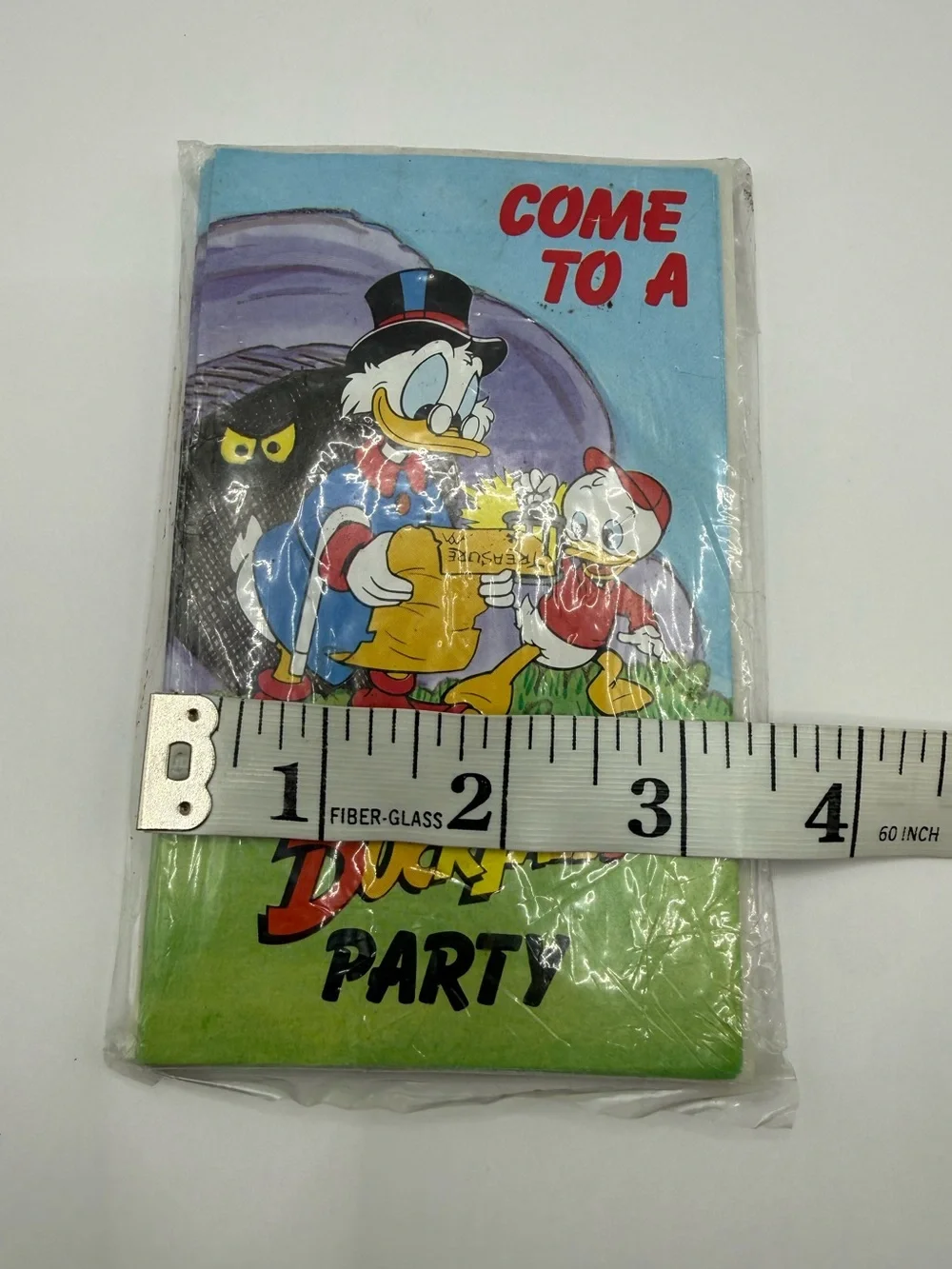 Vintage Disney DuckTales Birthday Party Invitations pk 8 1980s Sealed NOS Rare